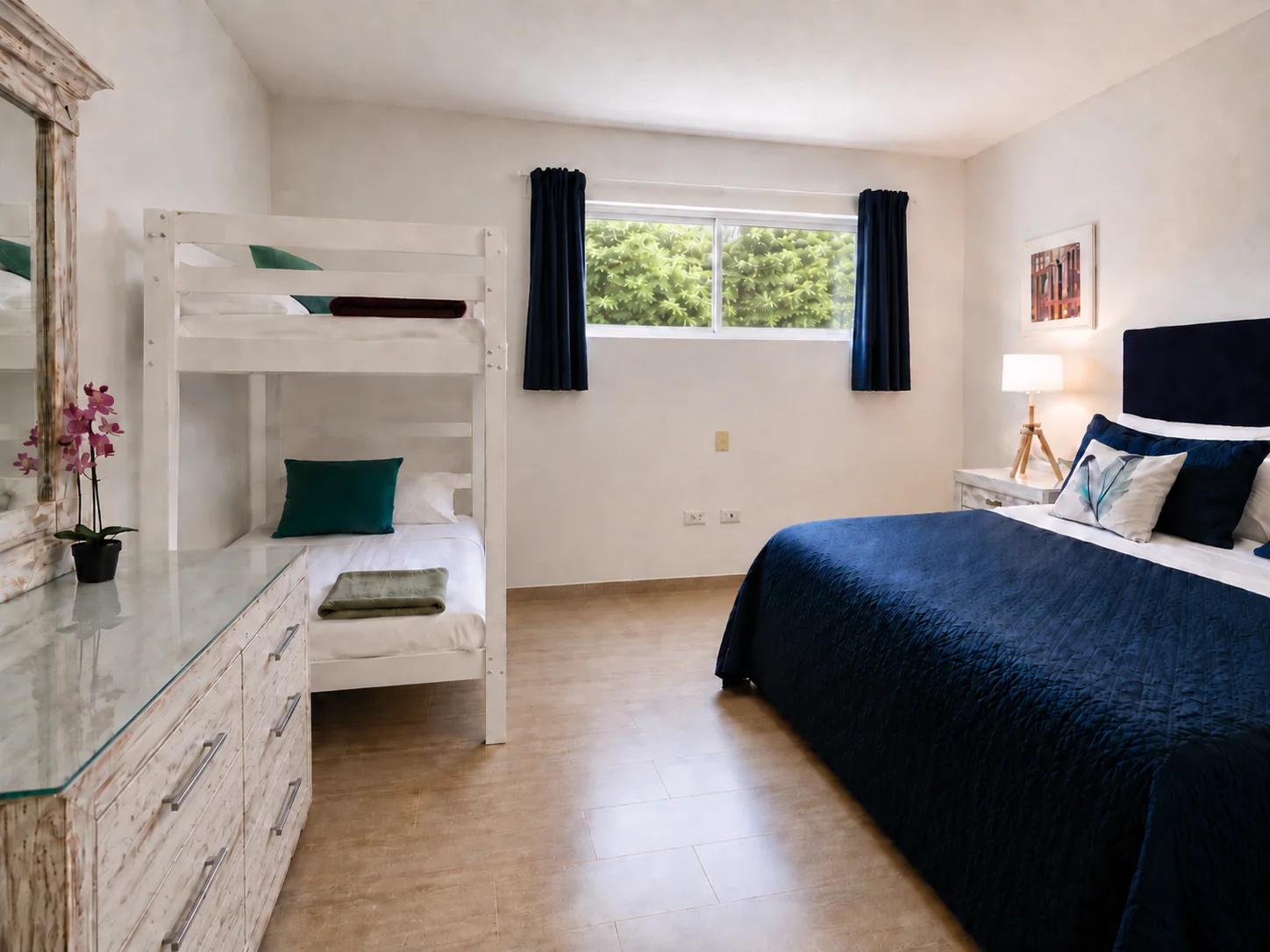 Bedroom 2 single bunk beds