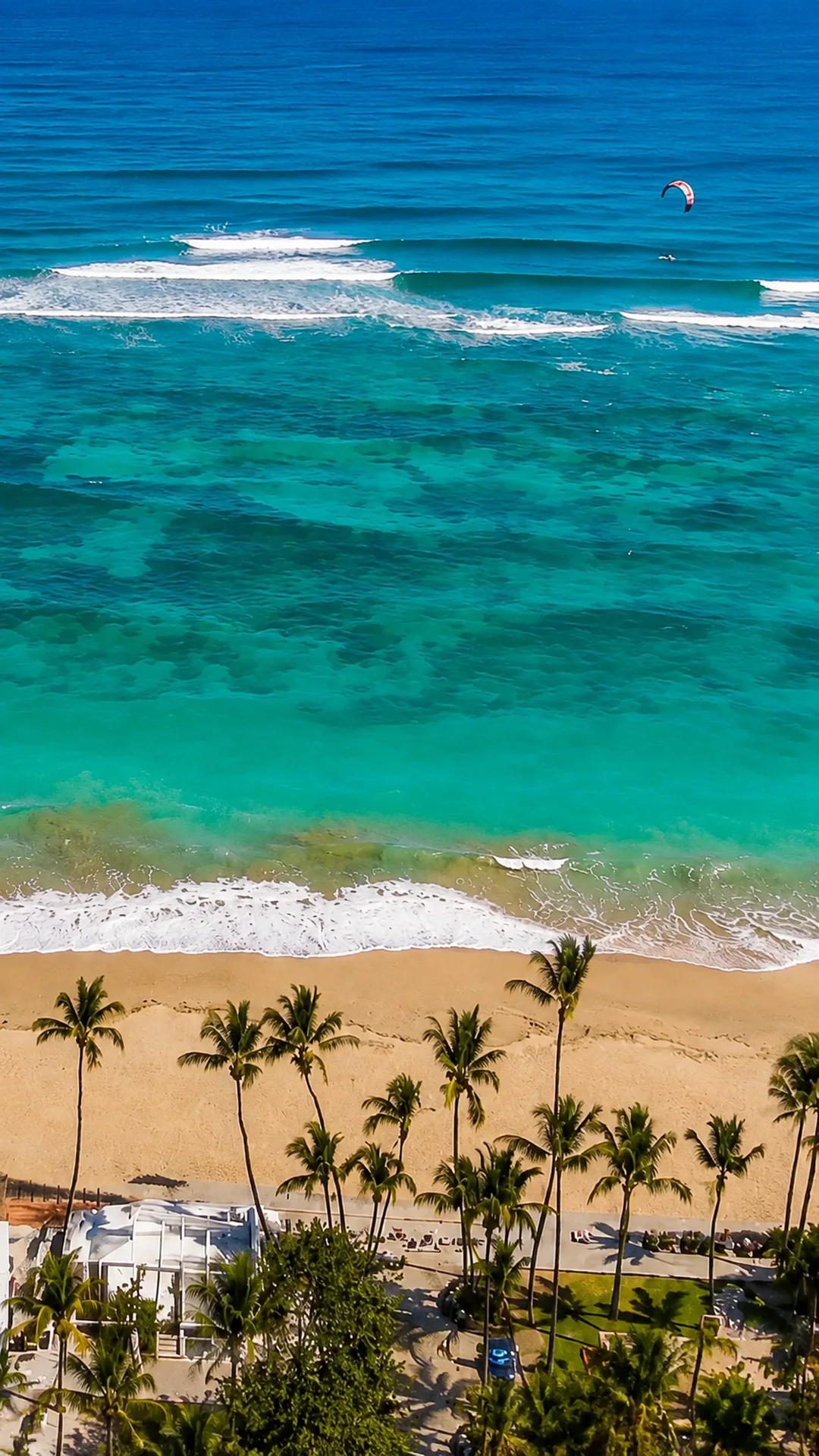 Kite Beach, Cabarete: turquoise ocean, golden sand and palm trees